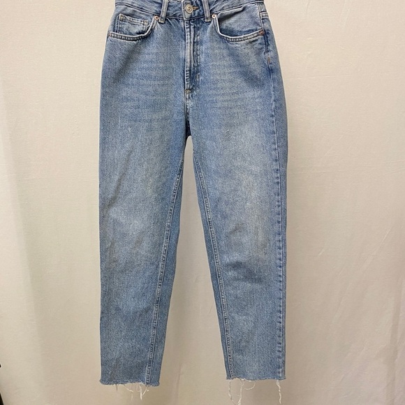 BDG 25 (0 US) Mom Jeans Urban Outfitters High Rise Frayed Hems Women’s - Picture 11 of 13